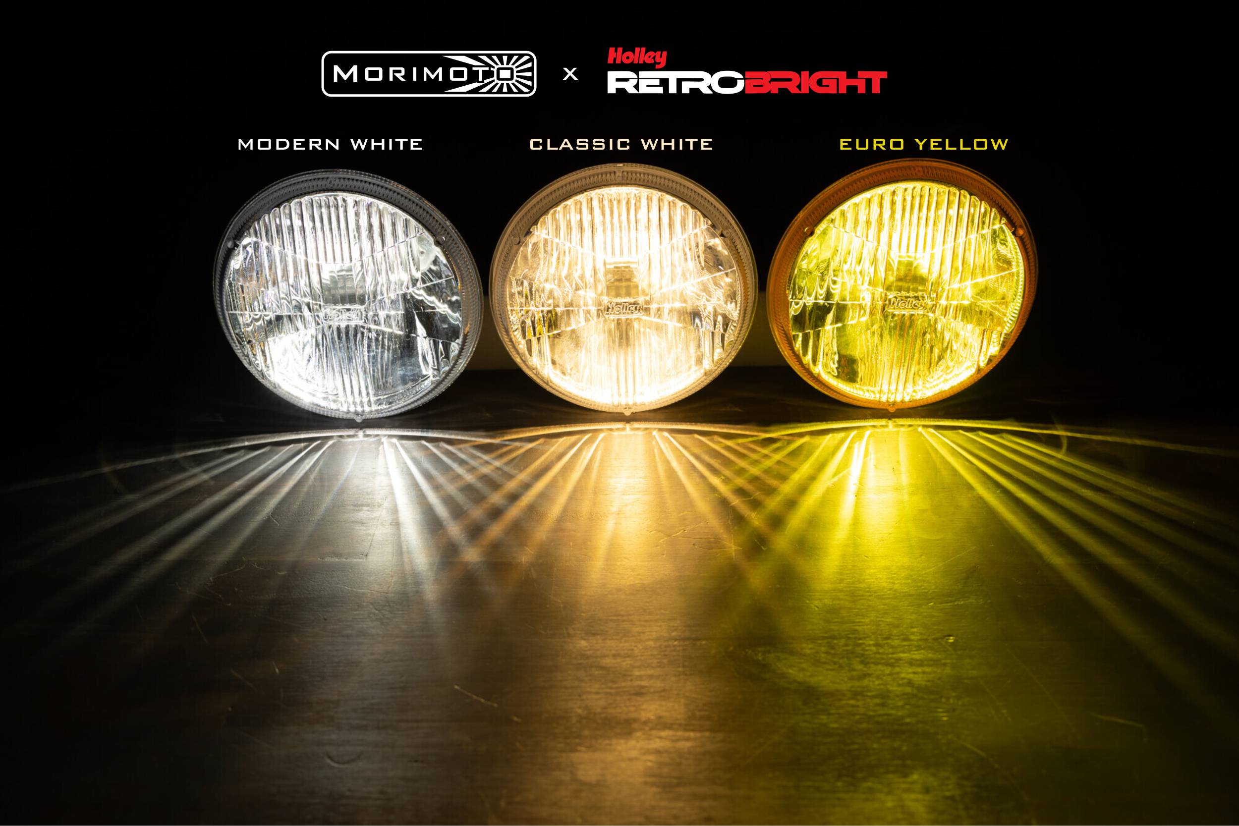 Holley RetroBright Classic LED Sealed Beam Headlights 7